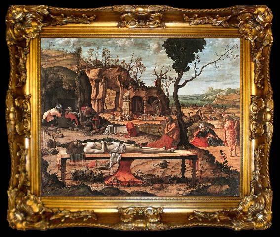 framed  CARPACCIO, Vittore The Dead Christ sf, ta009-2